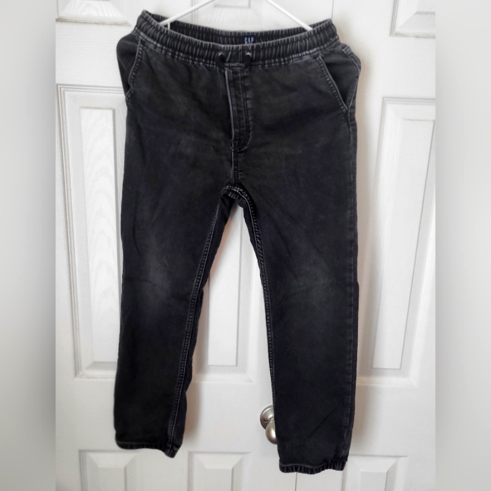 Jeans joggers with draw string stretch band